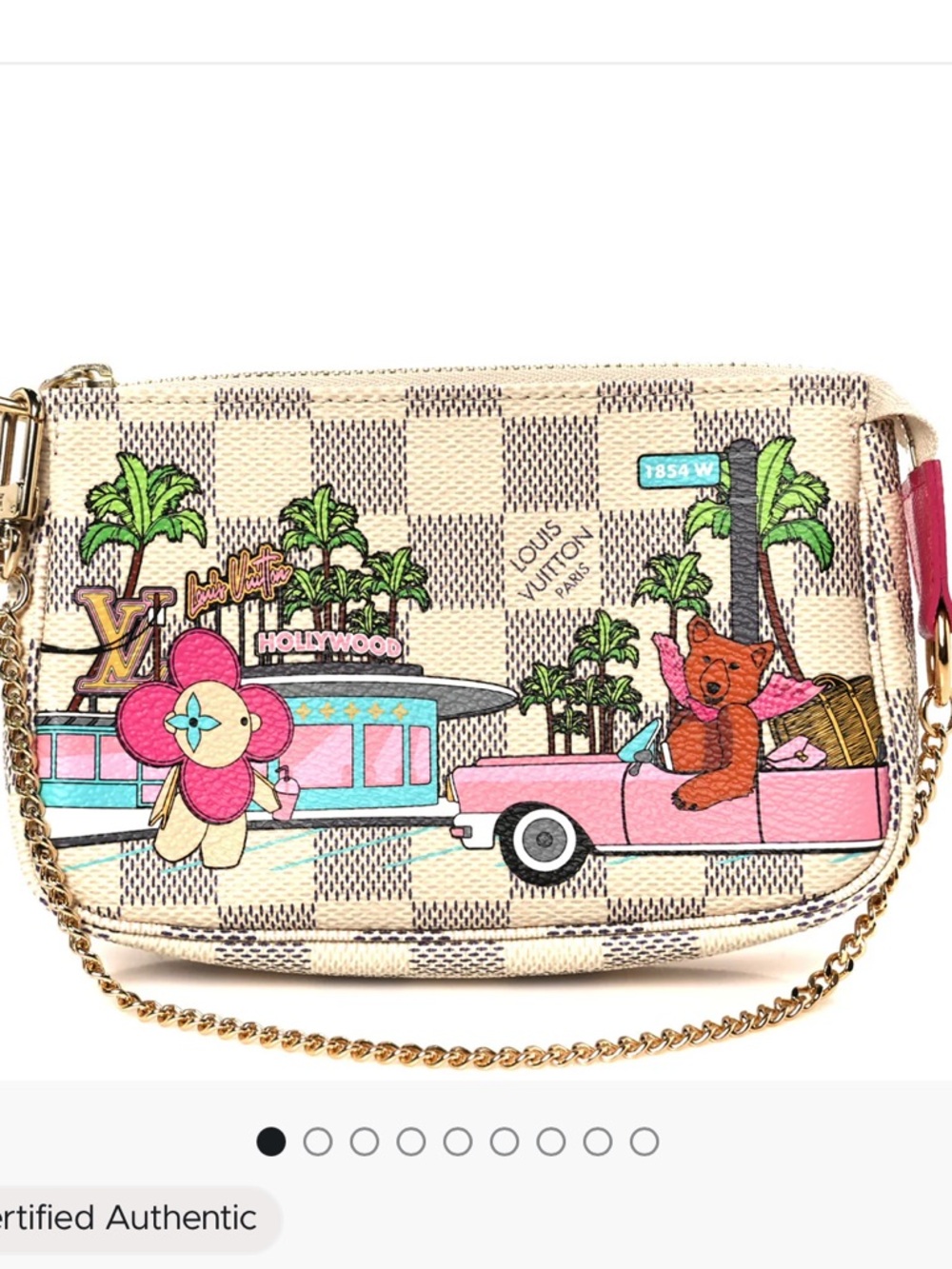 NWT Louis Vuitton 2021 Xmas Animation Mini Pochette